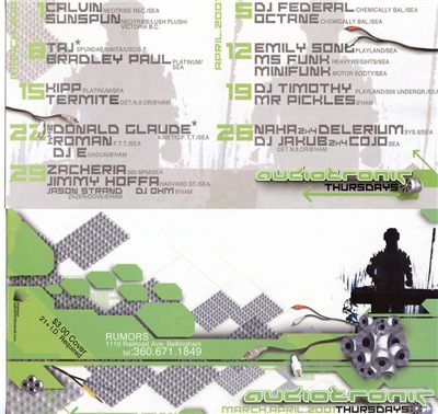 Audiotronic Thursdays (March-April 2001)