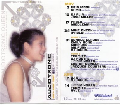 Audiotronic Thursday Nights (May-June 2001)