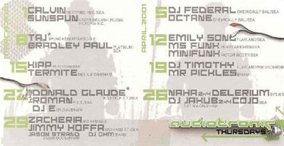 Audiotronic April 2001 (back)