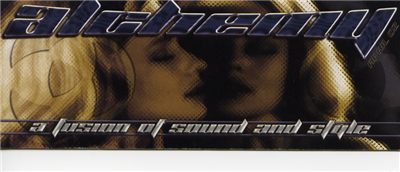 Alchemy - a fusion of sound and style (front)