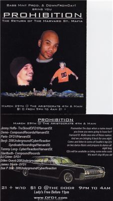 Bass Mint Prod & DownFromDay1 - Prohibition: Return of the Harvard St Mafia