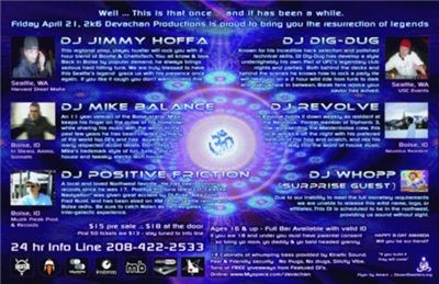 Devachan Productions - Freq De Sol (back)