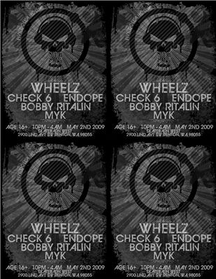 $5 Holla (Wheelz sheet, 4-up)