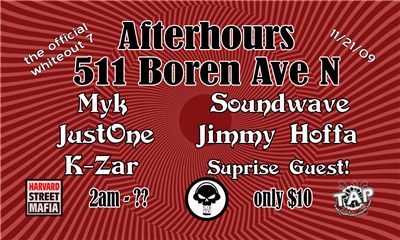 Afterhours - official Whiteout 7 afterparty