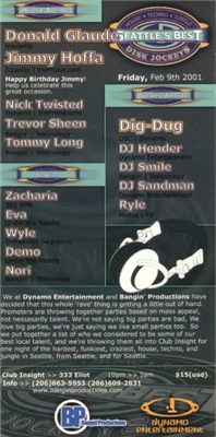 Dynamo & Bangin' Productions - Seattle's Best Disk Jockeys