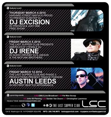 Last Supper Club March listing