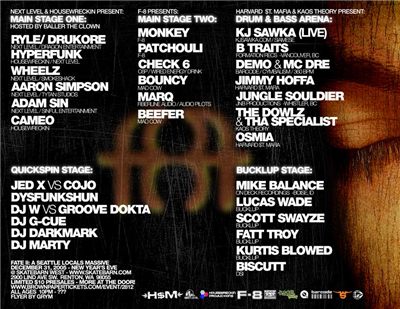Fate II - A Seattle Locals Massive (back)