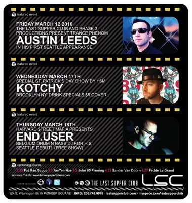 Last Supper Club March 2010 listing