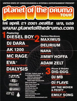 USC & System 6 - Planet of the Drums Tour