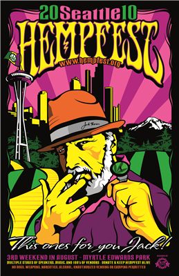 Seattle Hempfest 2010 poster