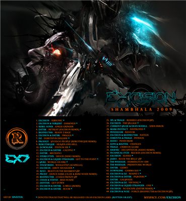 Excision - Shambhala 2009 mix art