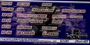 Karma Thursdays listing (back)