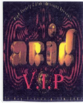 VIP badge - Acid (Deep Space & Club Liberation?)