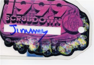 Badge - 1999 Scrubdown (name: Jimmy)