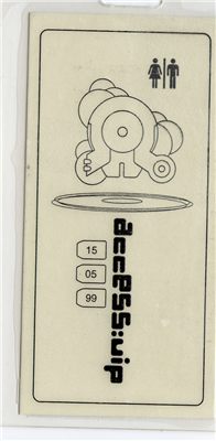 VIP badge - Speakerbliss access:vip (front)